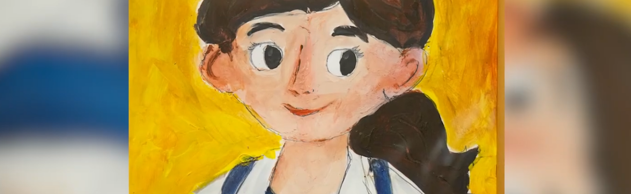 Дигитална изложба на рисунки на деца, прегледани по програма „Детско здраве“