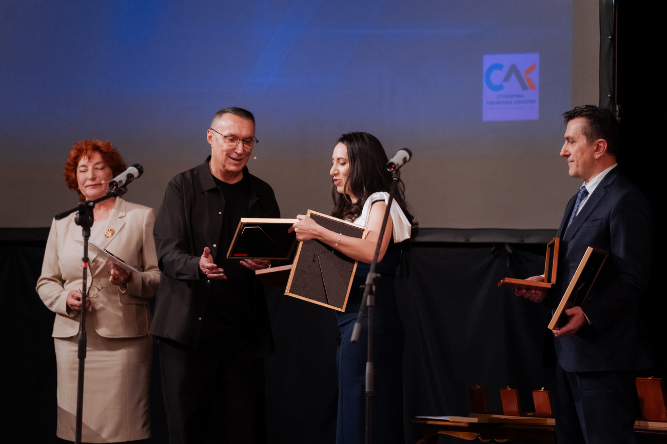 Проф. д-р Петко Карагьозов получи наградата "Лекар на София"